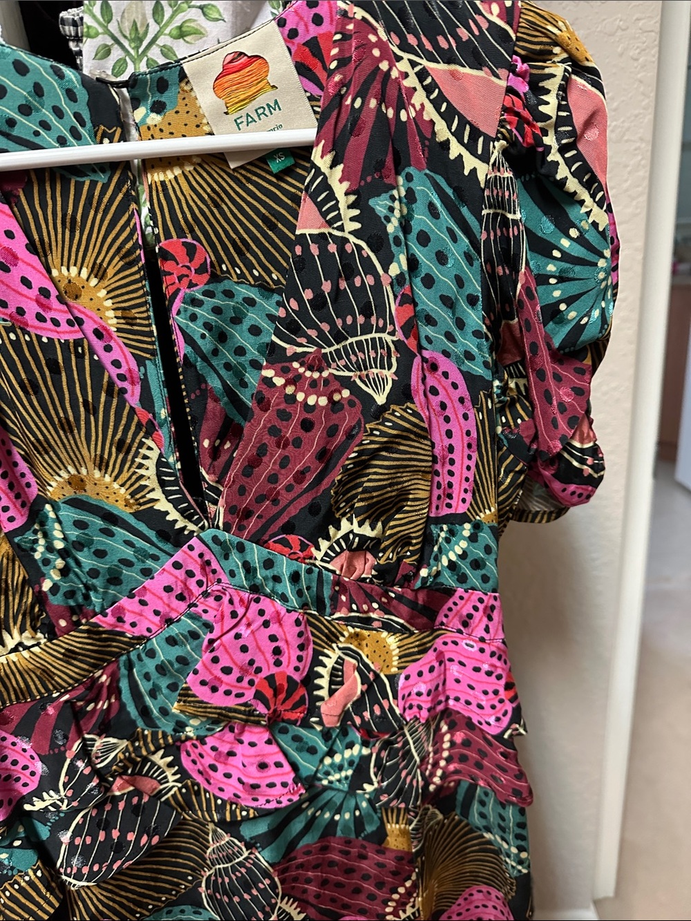 Farm Rio Multi Color Maxi Dress - Picture 3 of 7